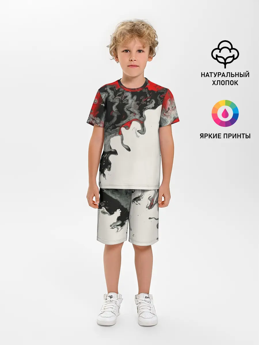 Детская пижама с шортами / Abstraction