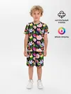 Детская пижама с шортами / Разноцветие