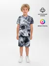 Детская пижама с шортами / Графика дыма