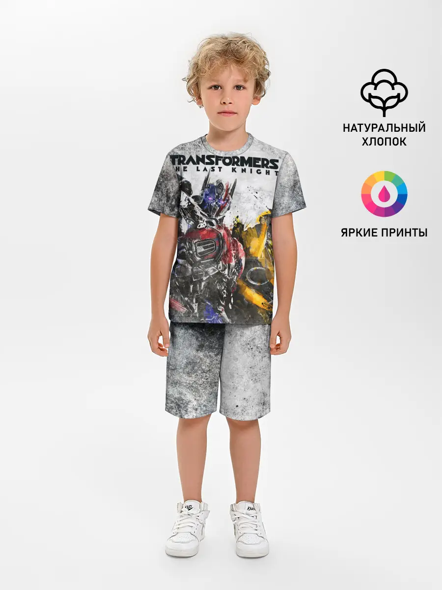 Детская пижама с шортами / Оптимус и Бамблби