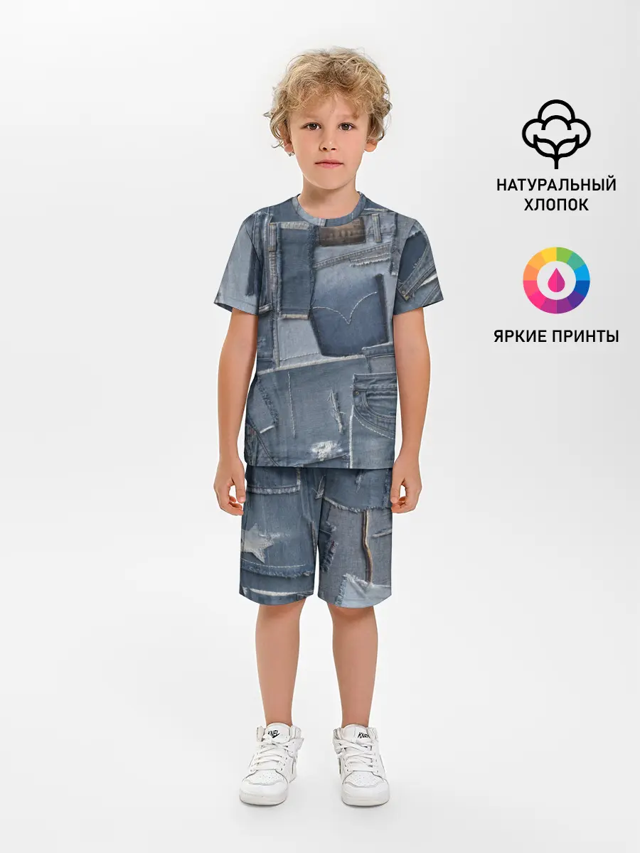 Детская пижама с шортами / Jeans life