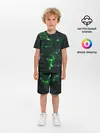 Детская пижама с шортами / ЗЕЛЁНОЕ ИЗЛУЧЕНИЕ