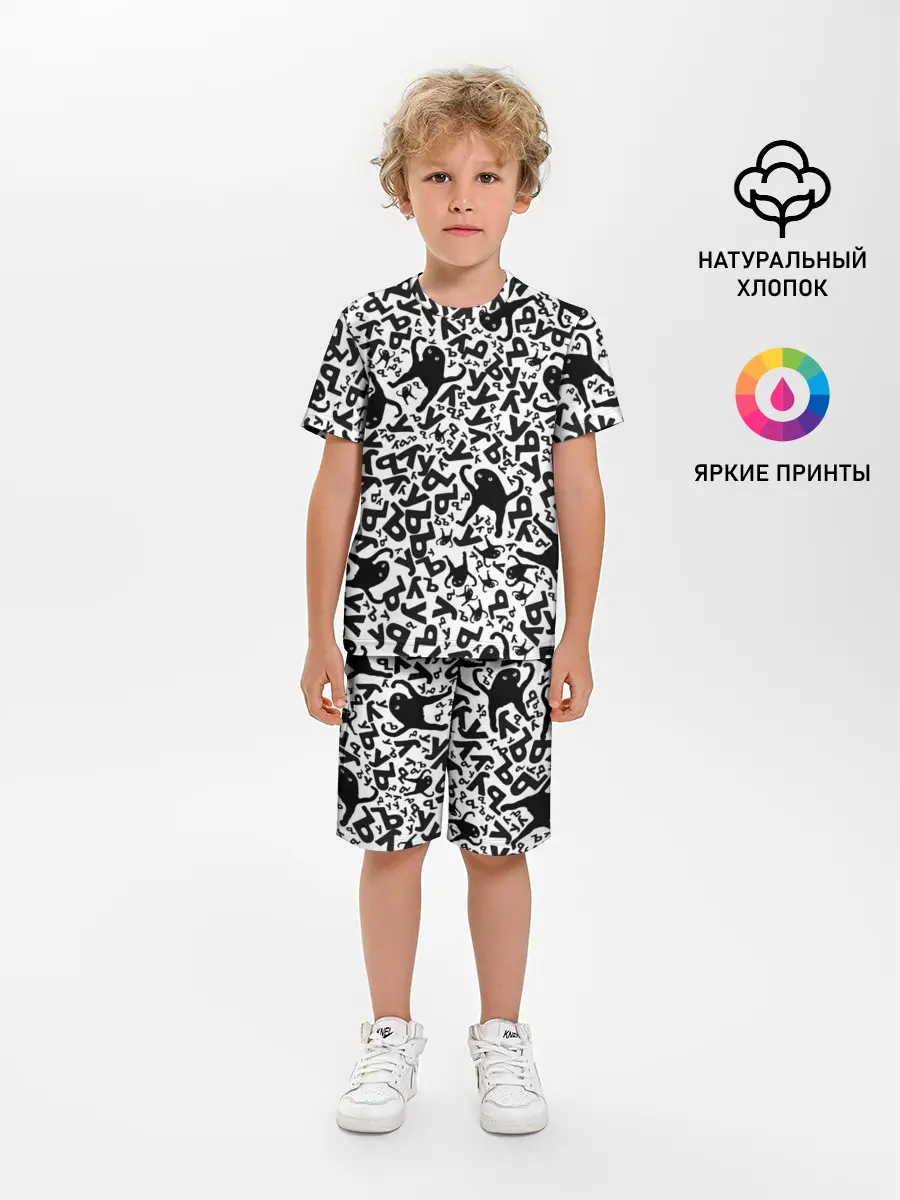 Детская пижама с шортами / ЪУЪ