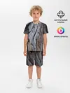 Детская пижама с шортами / Древесная кора