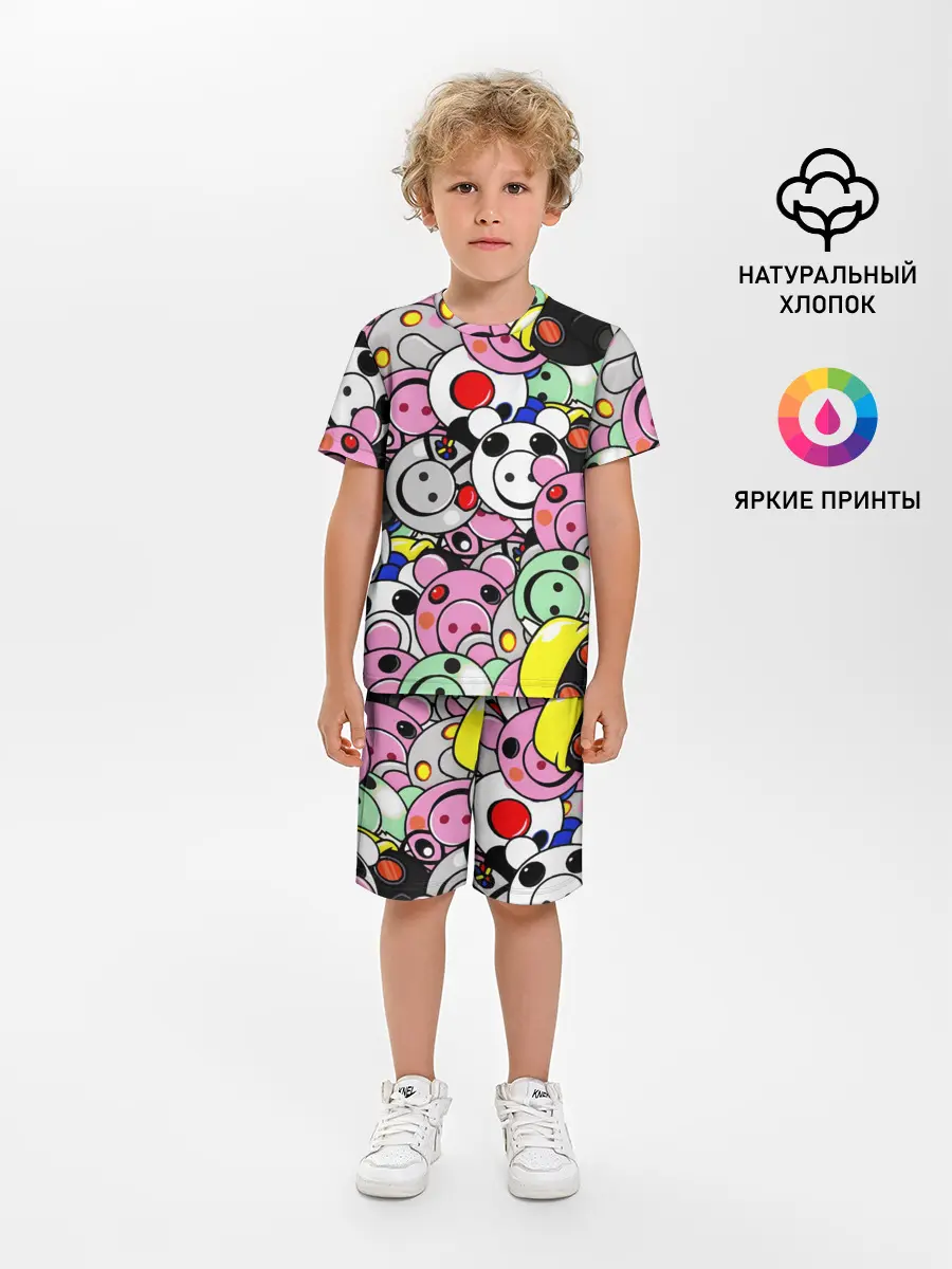 Детская пижама с шортами / ROBLOX PIGGY