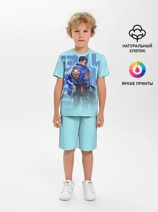 Детская пижама с шортами / ВАЛОРАНТ