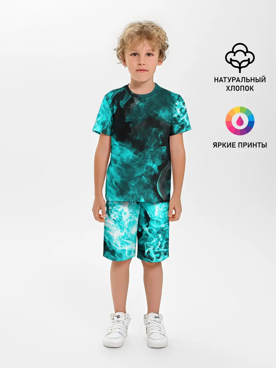 Детская пижама с шортами / ОГОНЬ