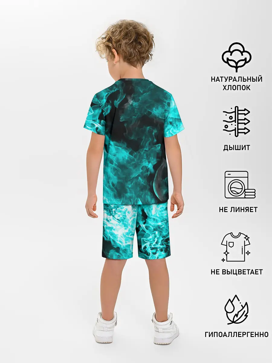 Детская пижама с шортами / ОГОНЬ