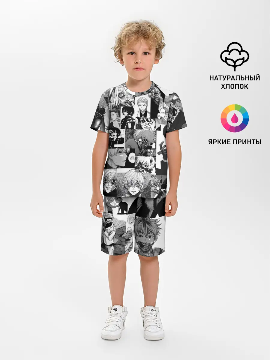 Детская пижама с шортами / Токийский гуль