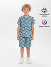 Детская пижама с шортами / Волны