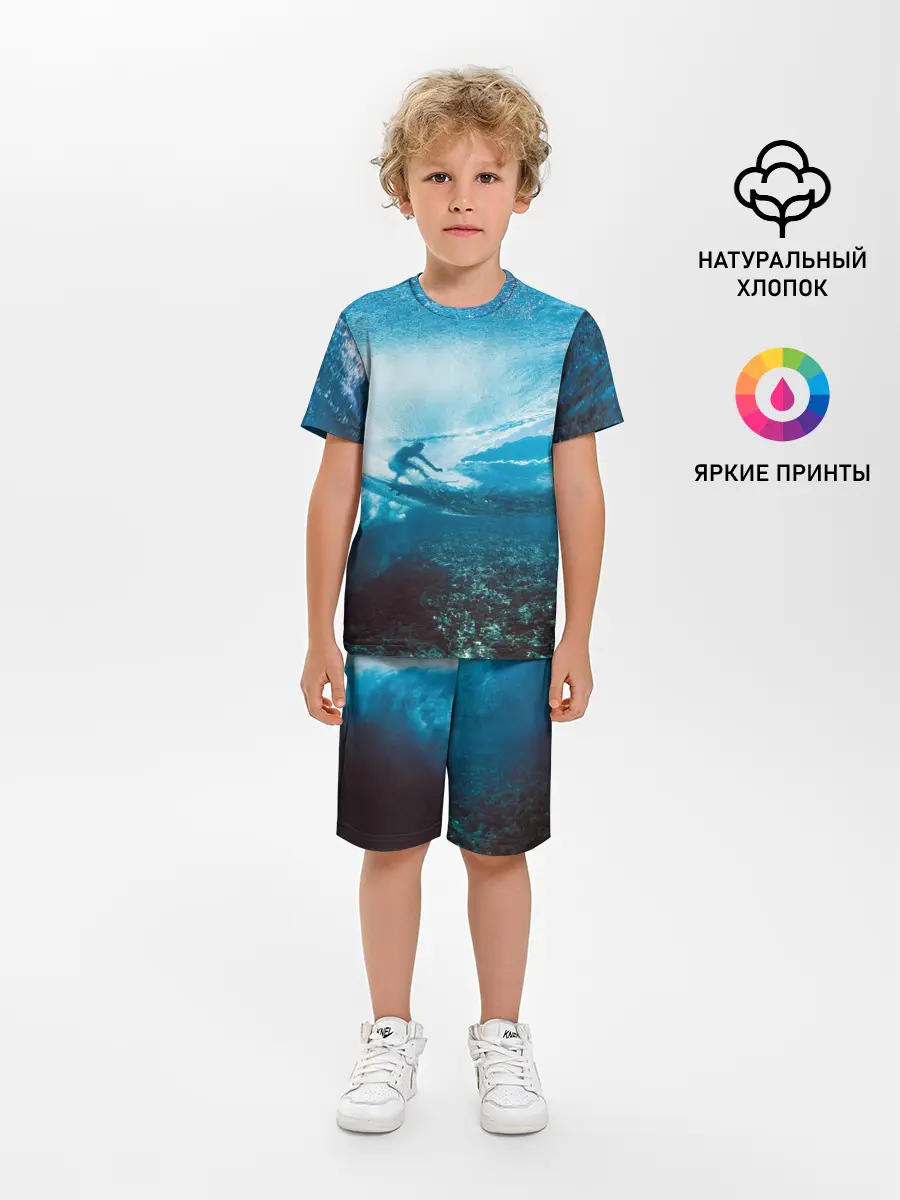 Детская пижама с шортами / Под водой