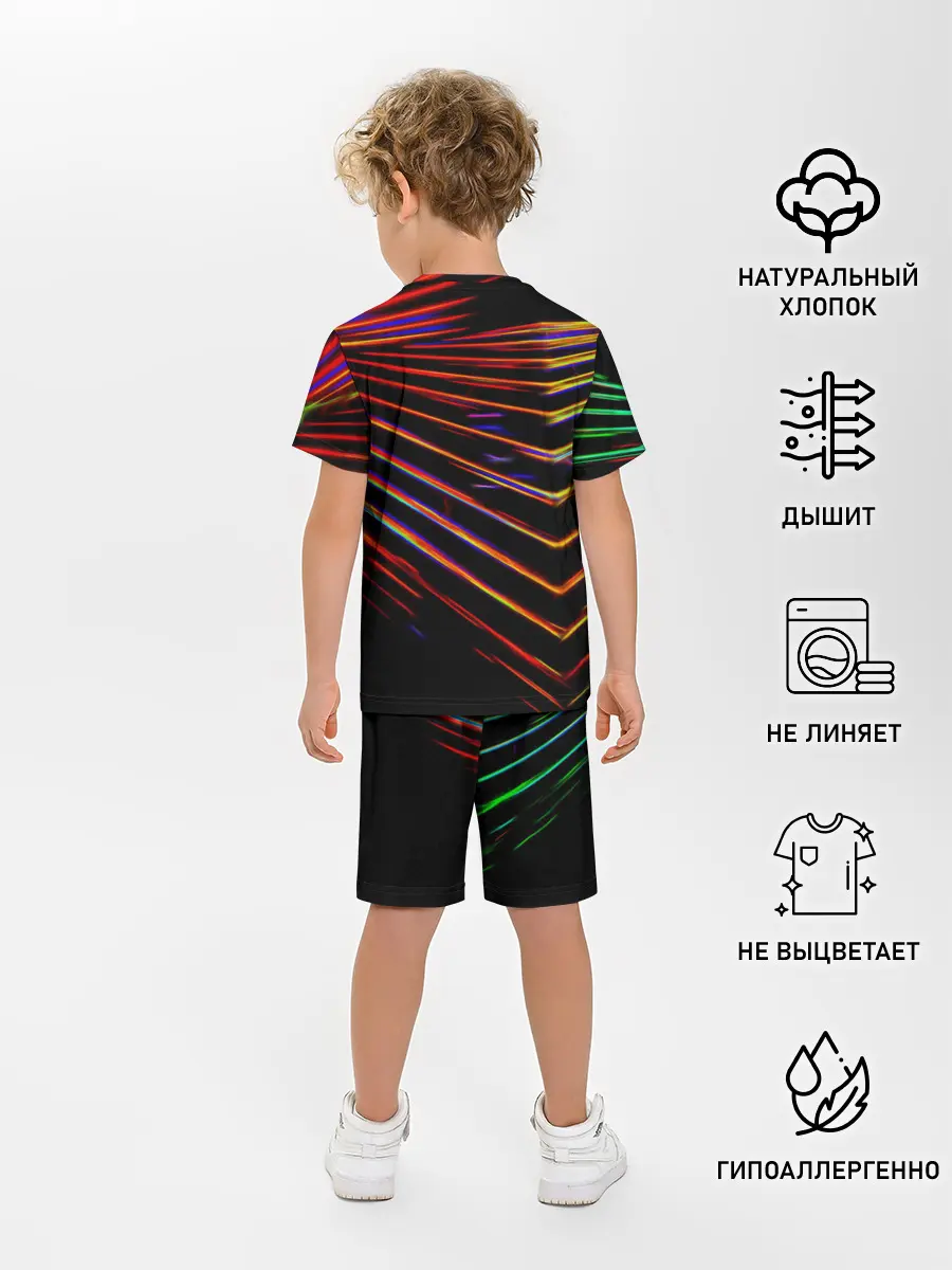 Детская пижама с шортами / STRIPES COLOR