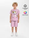 Детская пижама с шортами / Единорог