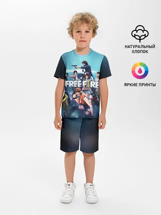 Детская пижама с шортами / FREE FIRE