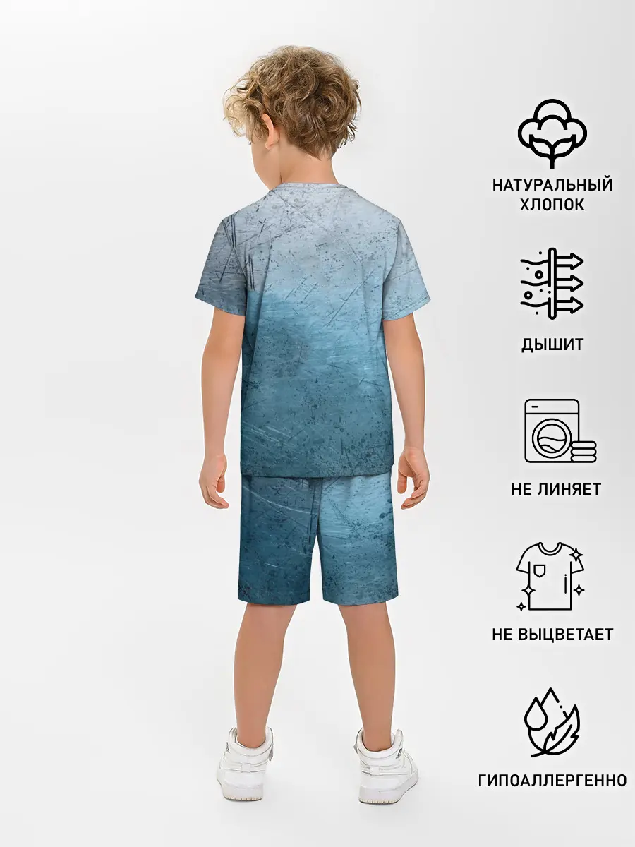 Детская пижама с шортами / Blue Glass