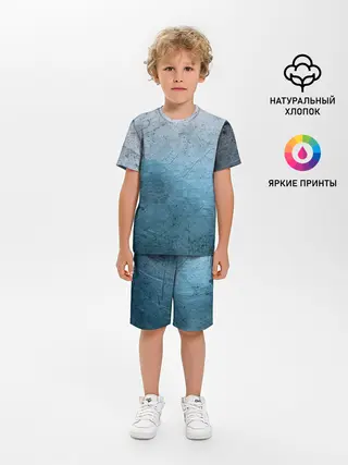 Детская пижама с шортами / Blue Glass