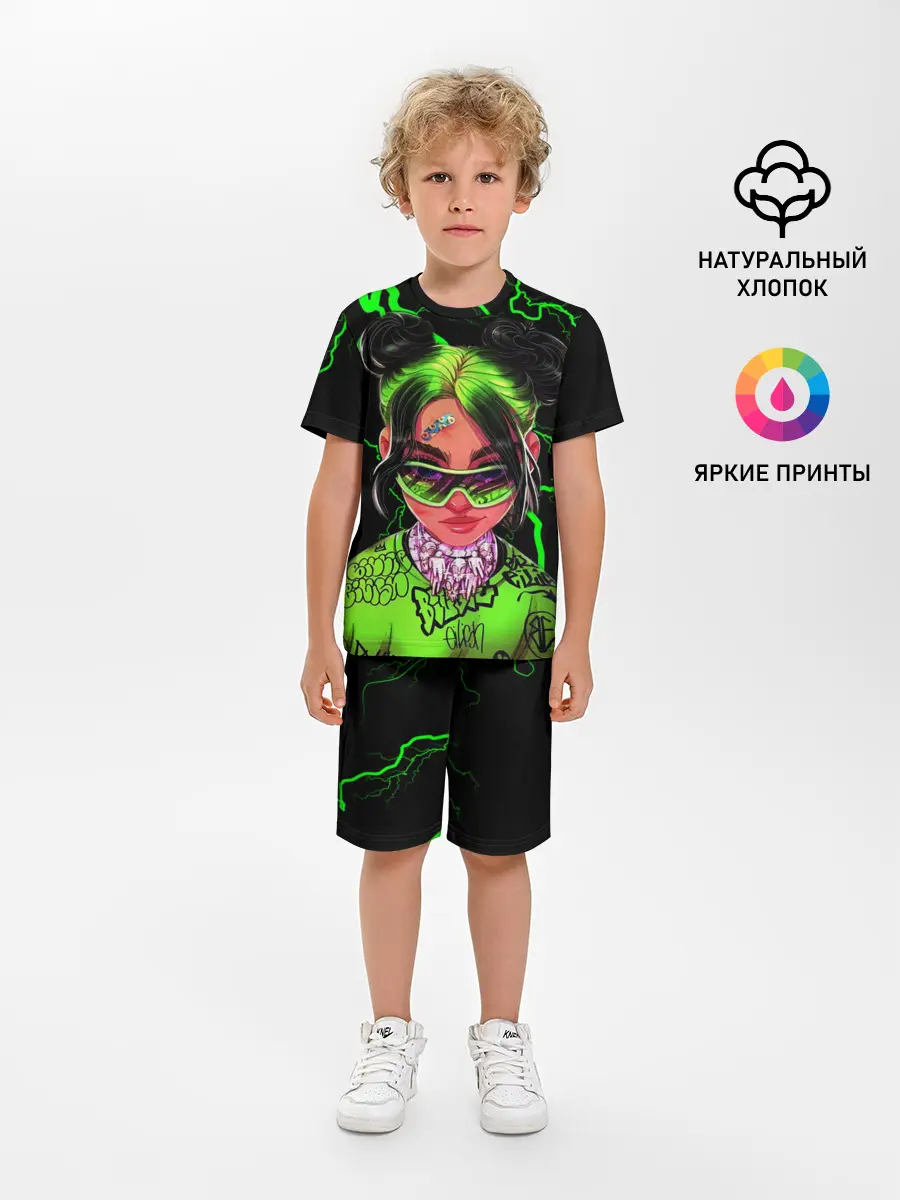 Детская пижама с шортами / BILLIE EILISH