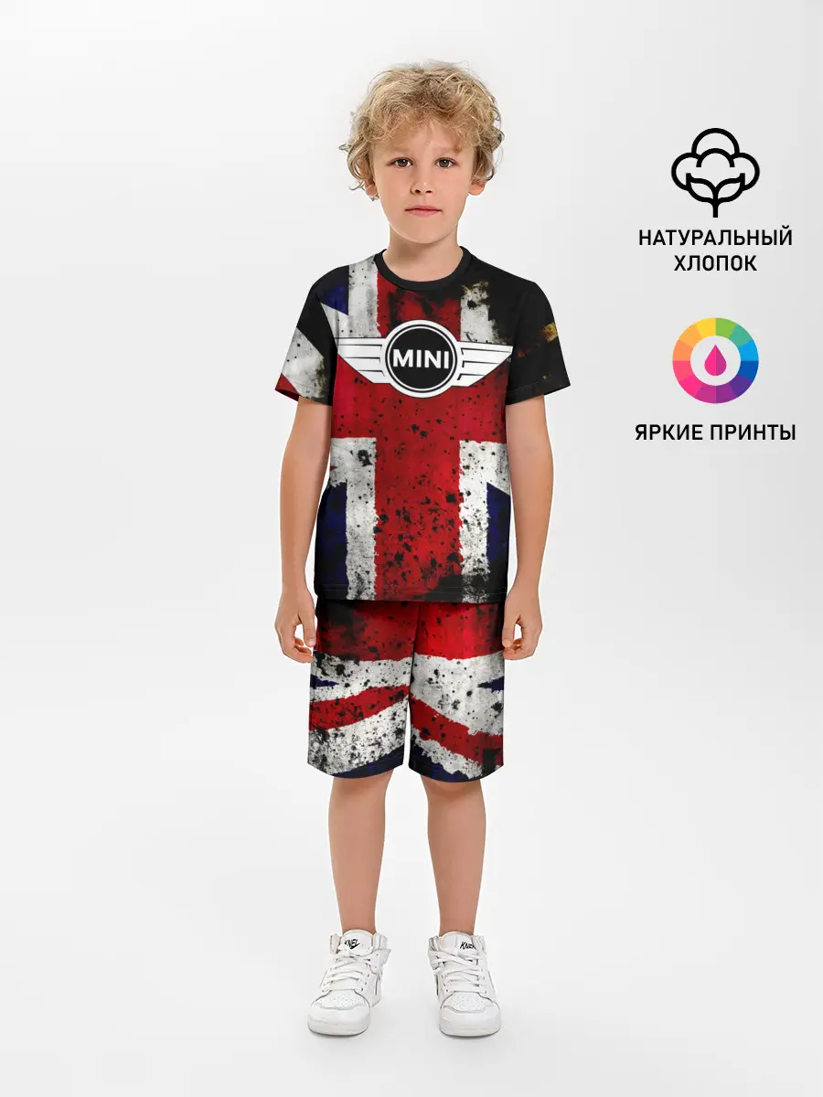 Детская пижама с шортами / Mini Cooper