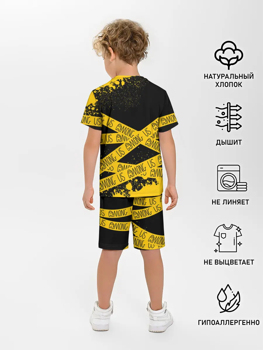 Детская пижама с шортами / AMONG US / Амонг Ас