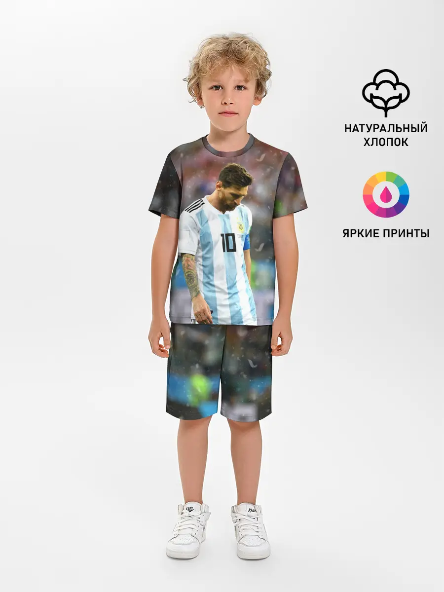 Детская пижама с шортами / Месси Аргентина