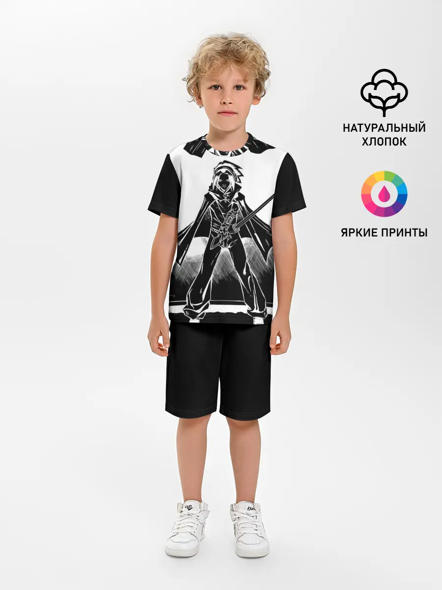 Детская пижама с шортами / Шаман Кинг