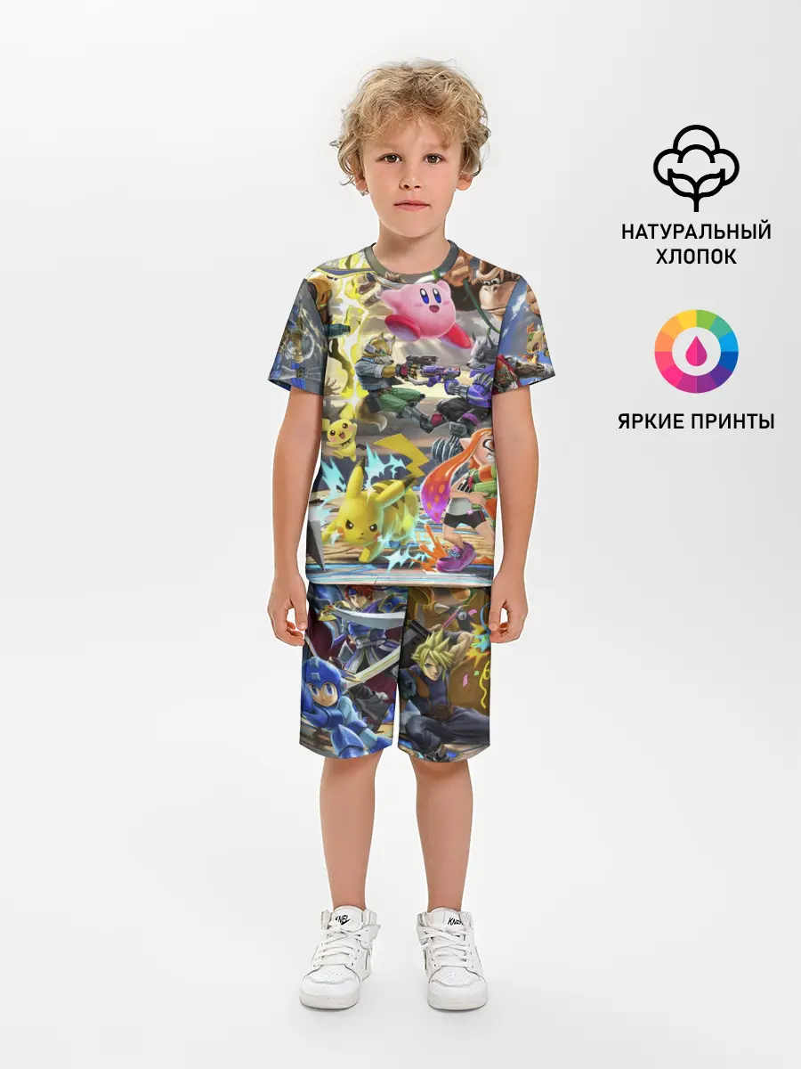 Детская пижама с шортами / Super Smash World