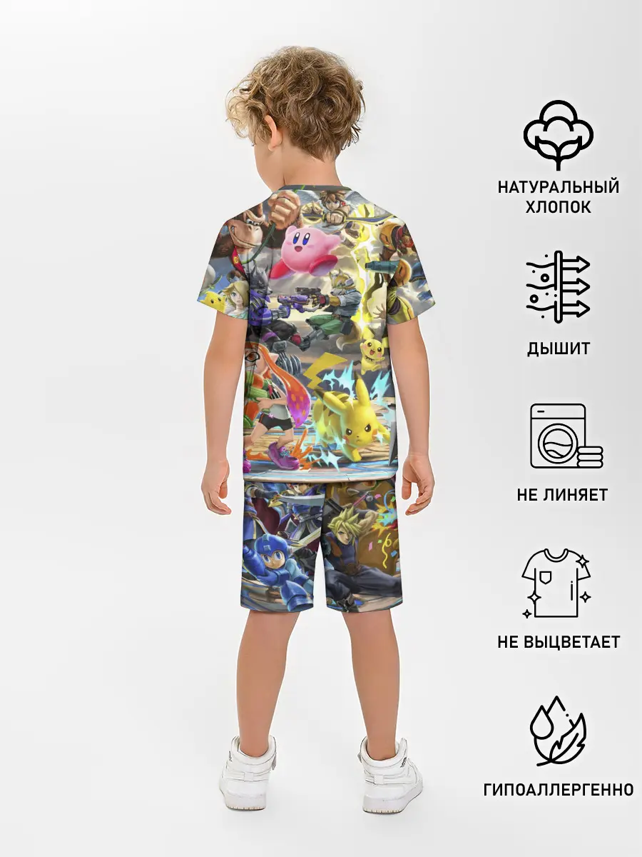 Детская пижама с шортами / Super Smash World