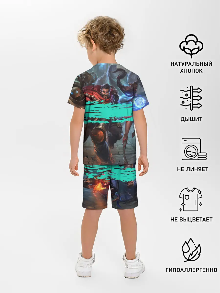 Детская пижама с шортами / Персонажи | LOL