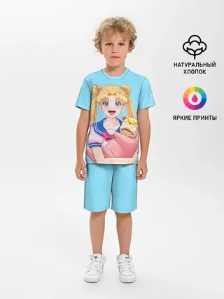 Детская пижама с шортами / СЕЙЛОР И СЛОУПОК