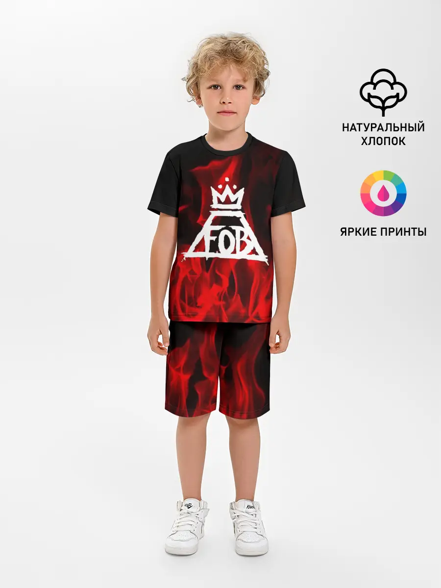 Детская пижама с шортами / Fall out Boy