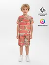 Детская пижама с шортами / Кирпичная стена