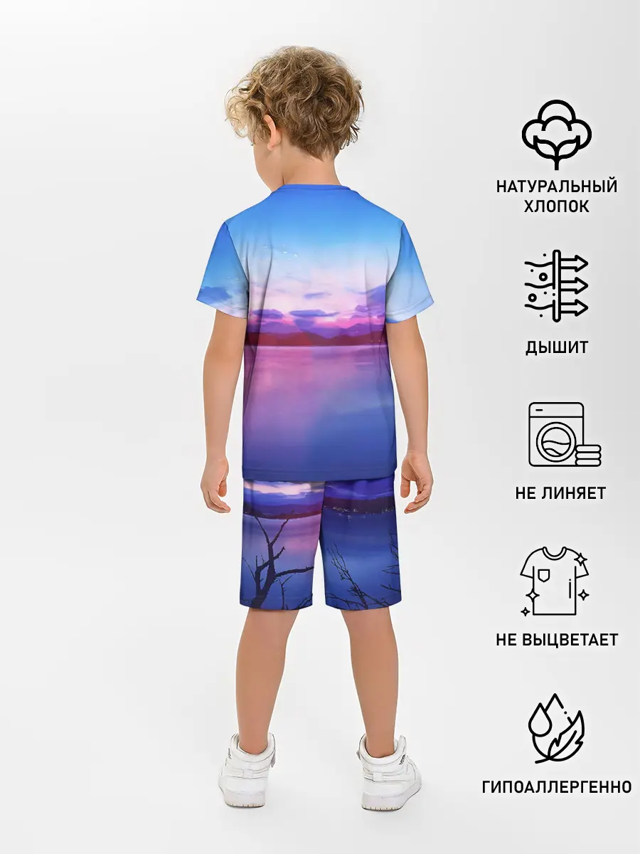 Детская пижама с шортами / Anime Sunset