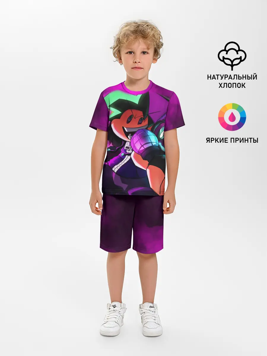 Детская пижама с шортами / Бойфренд