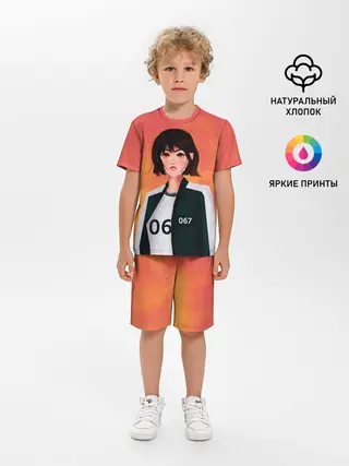 Детская пижама с шортами / Красавица 067