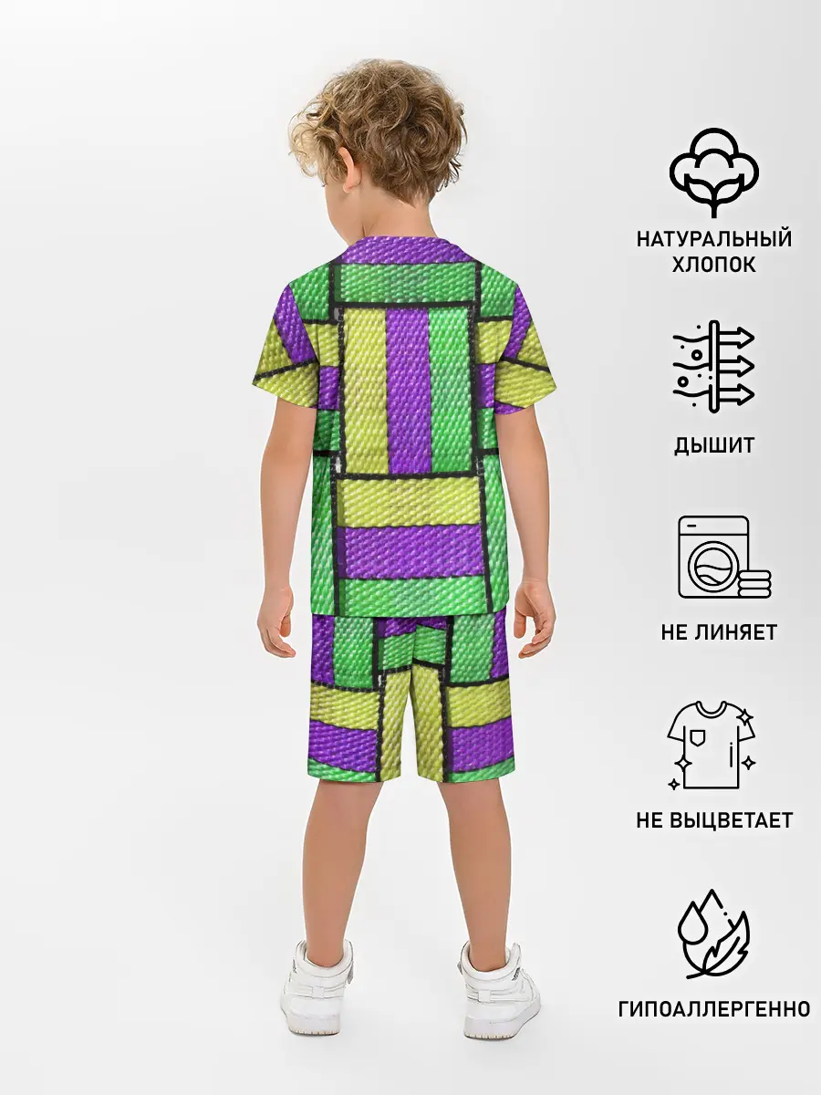 Детская пижама с шортами / Цветные Ремешки