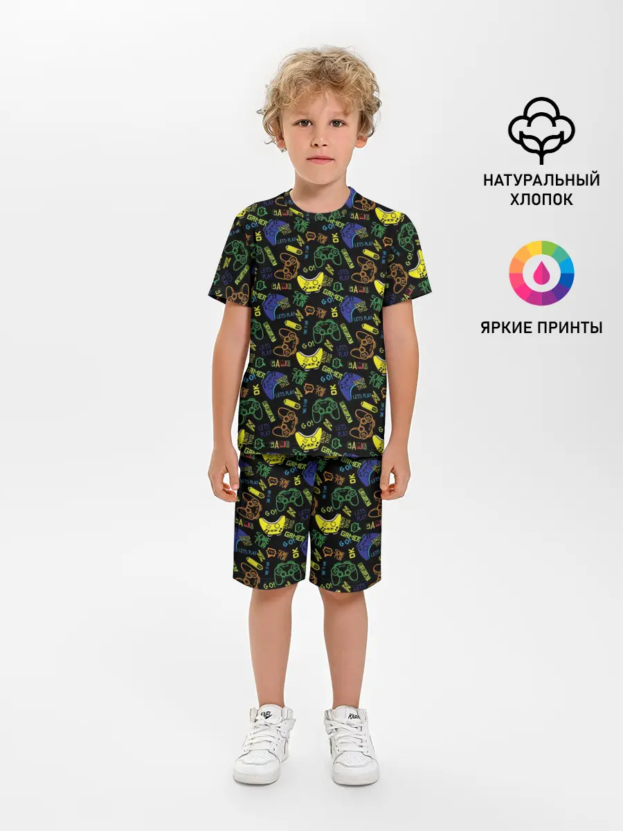 Детская пижама с шортами / Игроман