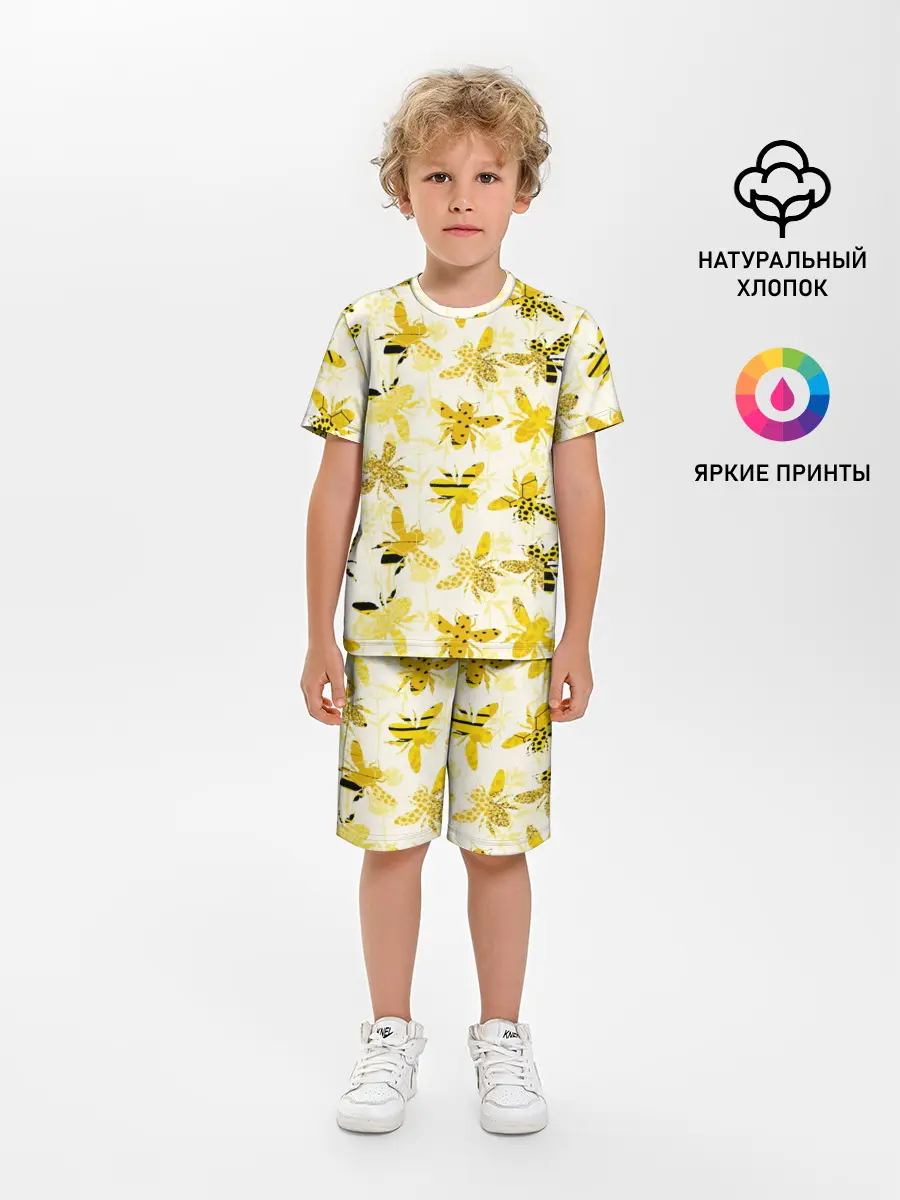 Детская пижама с шортами / Разные Пчелы