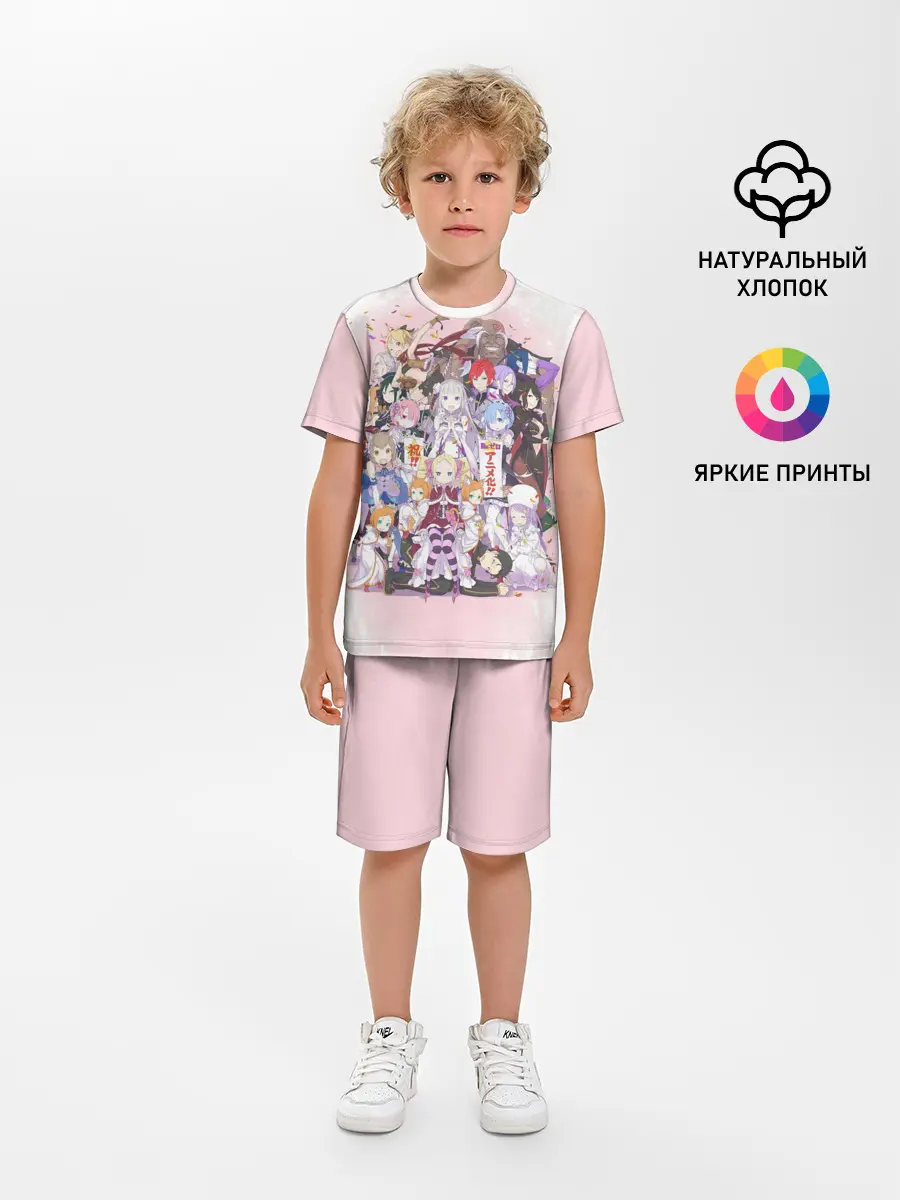 Детская пижама с шортами / RE:Zero