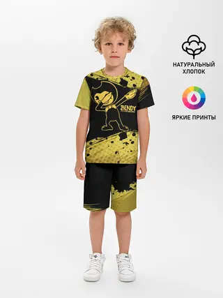 Детская пижама с шортами / BENDY AND THE INK MACHINE.
