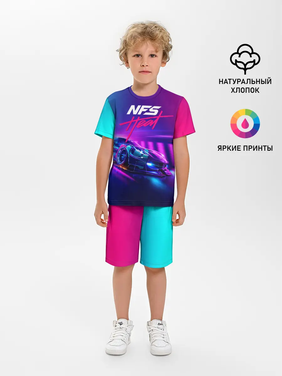 Детская пижама с шортами / NEED FOR SPEED - HEAT
