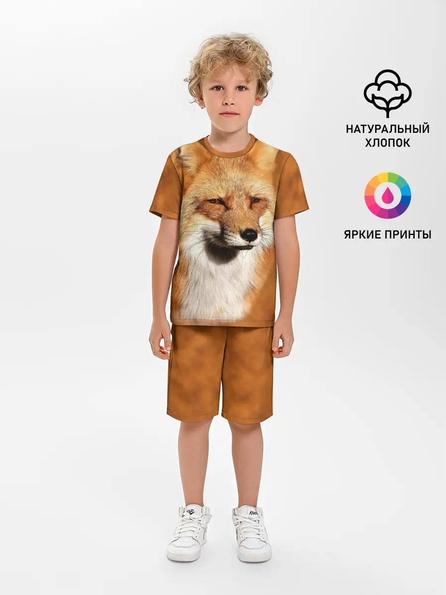 Детская пижама с шортами / Лисичка