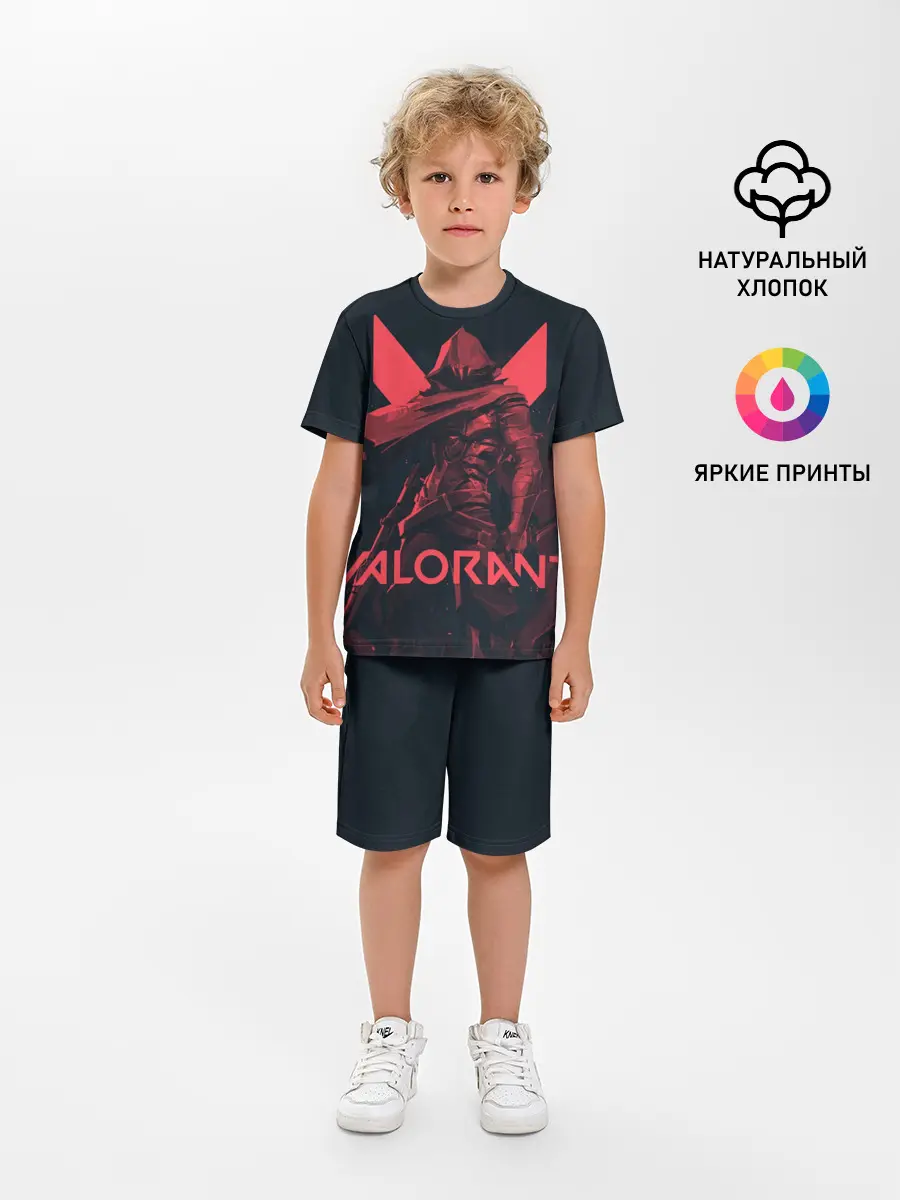 Детская пижама с шортами / VALORANT OMEN