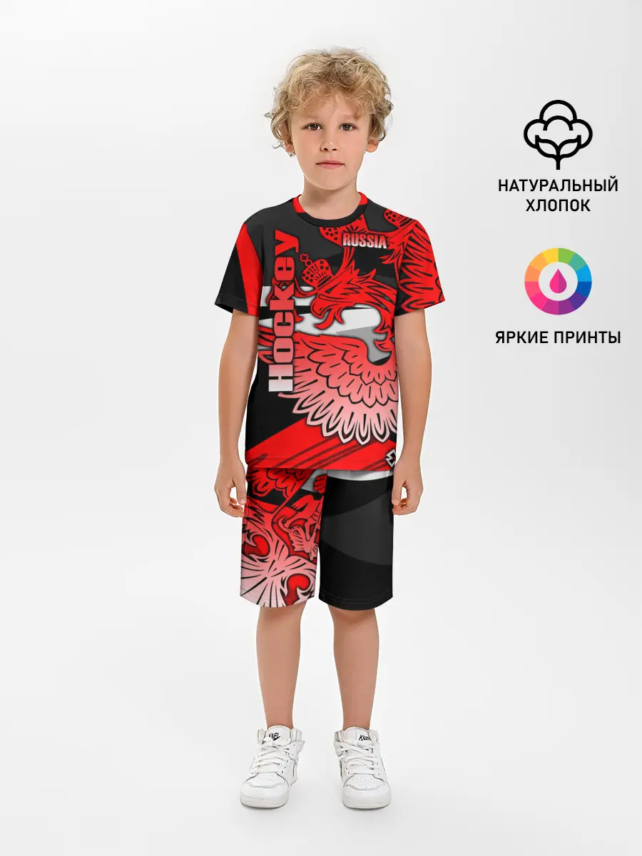 Детская пижама с шортами / Hockey