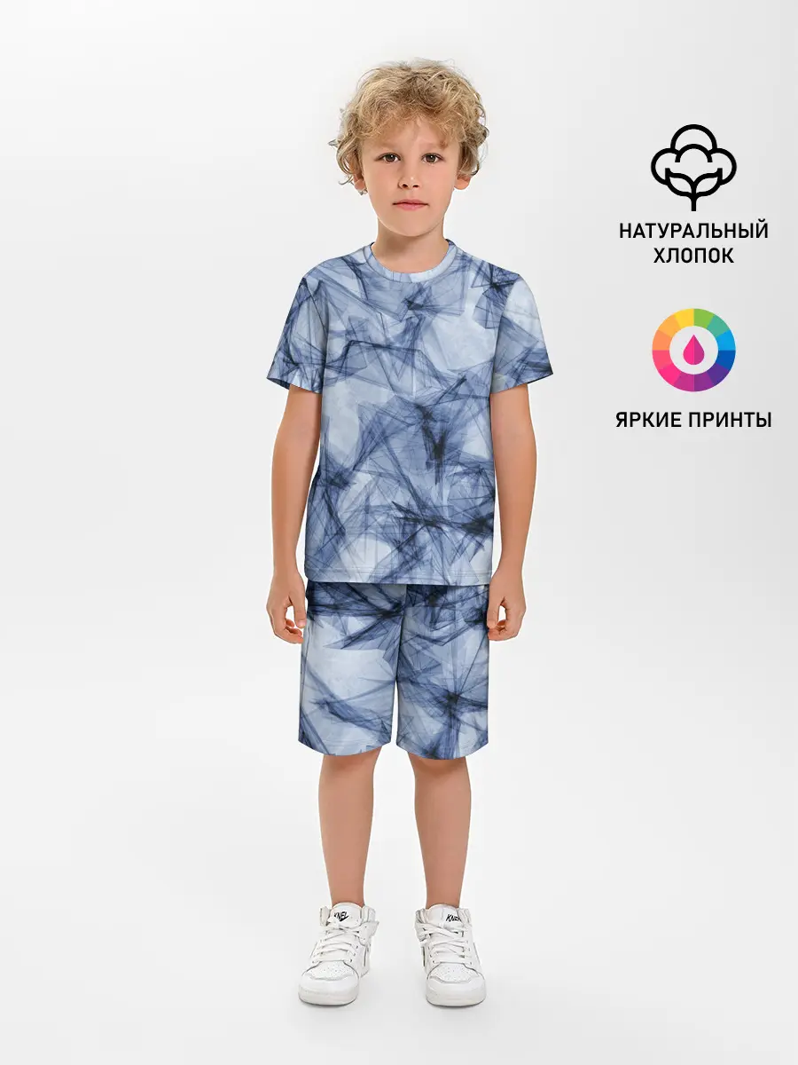Детская пижама с шортами / Текстура.