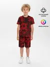 Детская пижама с шортами / RED MILITARY | КРАСНЫЙ КАМУФЛЯЖ