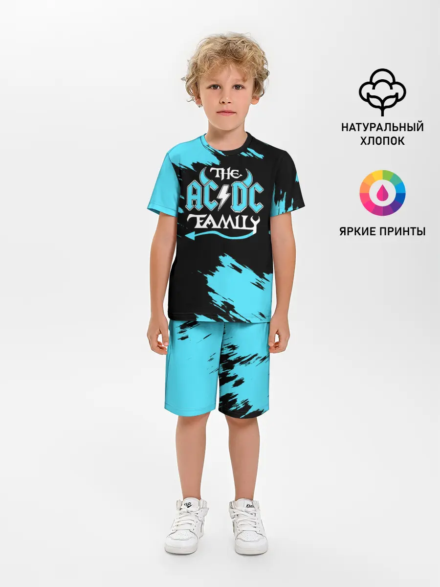 Детская пижама с шортами / The AC/DC famely