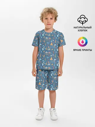 Детская пижама с шортами / Йога