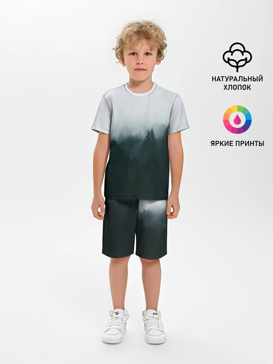 Детская пижама с шортами / Лес
