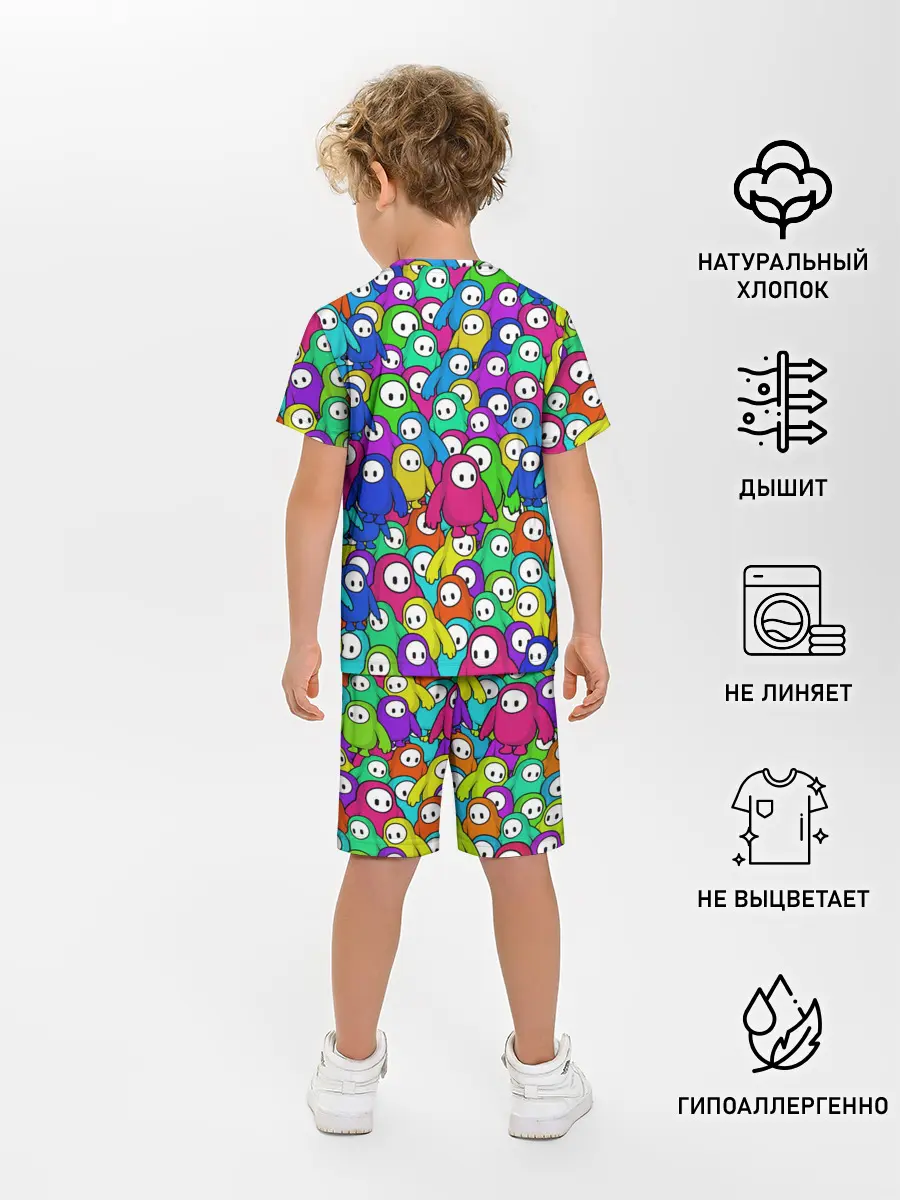 Детская пижама с шортами / Fall Guys