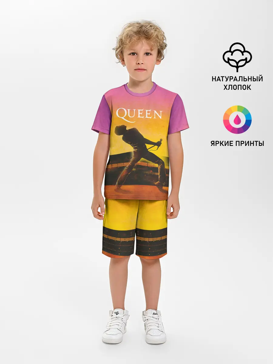 Детская пижама с шортами / Queen | Freddie Mercury
